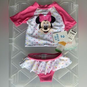 Disney Baby 2-piece Infant Minnie Mouse Swim Suit